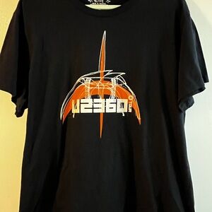 U2 360 Tour black & orange Tee